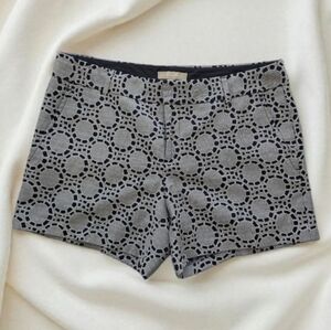 Banana Republic Black and White Geometric Women Shorts